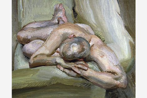 El animal desnudo, obra de Lucien Freud. 