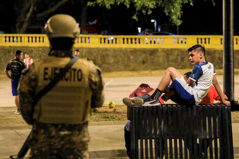 Despliegue militar en San Salvador, el 30 de julio / Twitter de Nayib Bukele