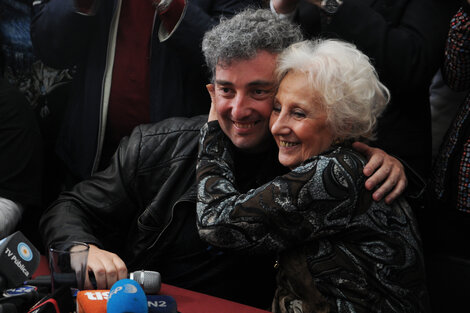 Abuelas celebró los 8 años del encuentro entre Estela de Carlotto y su nieto Ignacio Montoya Carlotto