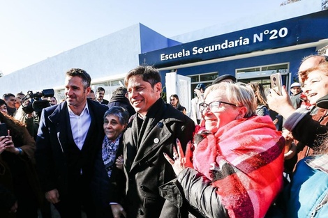 Achával y Kicillof inauguraron la octava escuela de Pilar