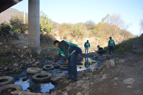 Constataron el vuelco de sustancias contaminantes en el Arenales