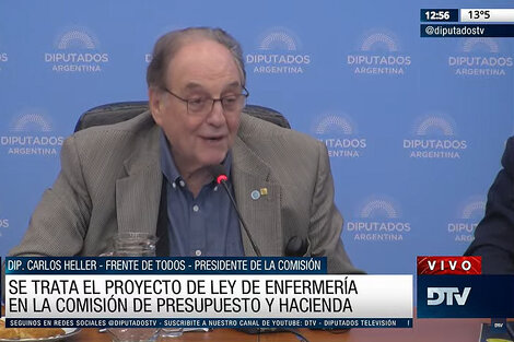 Diputados avanza en la Ley de promoción de la enfermería