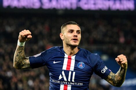 Mauro Icardi fue separado del plantel de París Saint-Germain