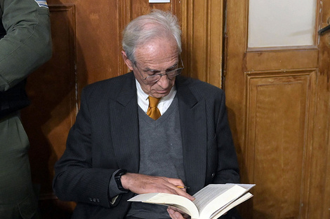 Juan Daniel Amelong durante una audiencia de juicio.