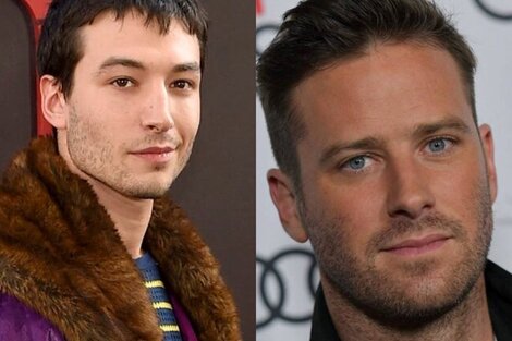 Graves denuncias pesan sobre los actores de Hollywood Ezra Miller y Arnie Hammer. (Foto: AFP/AFP). 