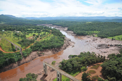 Parte de la avalancha de residuos mineros en Brumadinho / Vinícius Mendonça, Instituto Brasileño del Medio Ambiente y de los Recursos Naturales