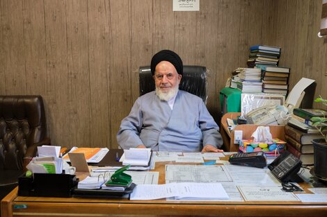 Yalal Mohebí, uno de los clérigos que habló sobre el ataque a Rushdie.