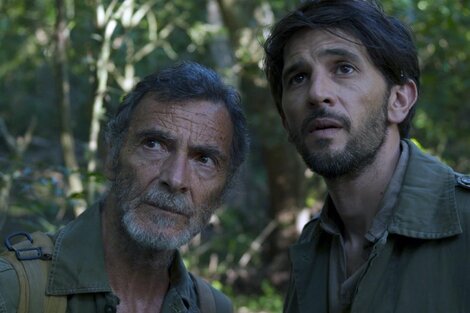 Gustavo Garzón y Juan Barberini, padre e hijo respectivamente en el filme de Caulier. 