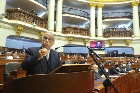 Perú | Presidente del Consejo de Ministros, Aníbal Torres, niega ante el Congreso haber “incitado a acciones violentas”  