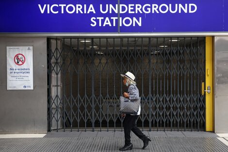 Una huelga de transporte público sacudió a Londres