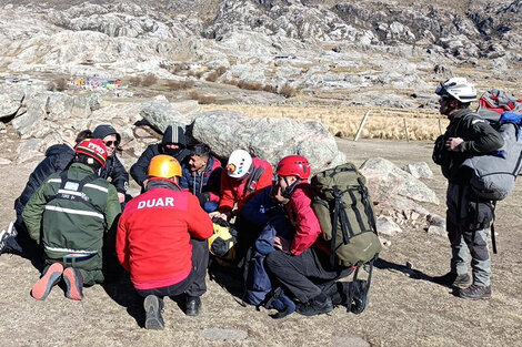 Sofía fue rescatada sin vida en el cerro.