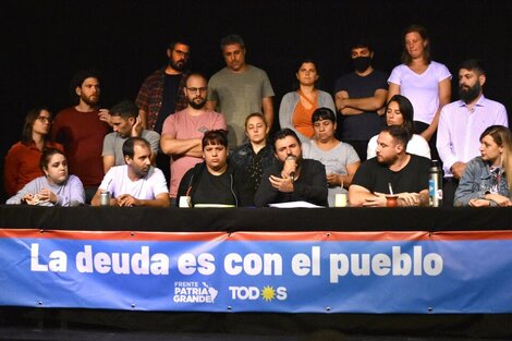 Patria Grande definirá en un congreso su continuidad o no en el Frente de Todos