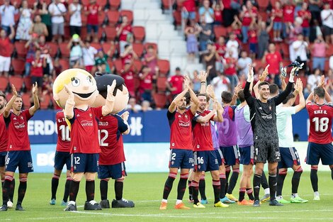 El Osasuna tiene puntaje ideal tras dos jornadas (Fuente: Twitter Osasuna)