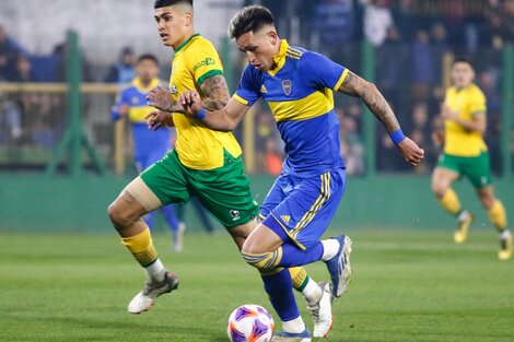 Boca venció a Defensa y Justicia en el descuento