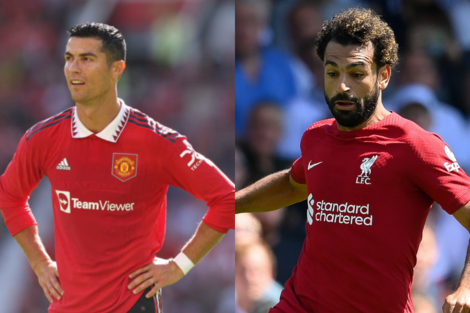 Cristiano Ronaldo y Mohamed Salah serán titulares en Old Trafford. 