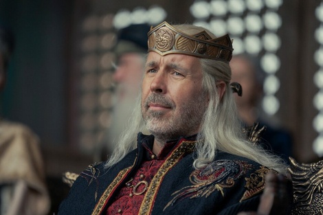 Paddy Considine como Viserys Targaryen en House of the dragon, que se estrenó este domingo.