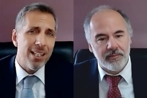 Los fiscales Diego Luciani y Sergio Mola.