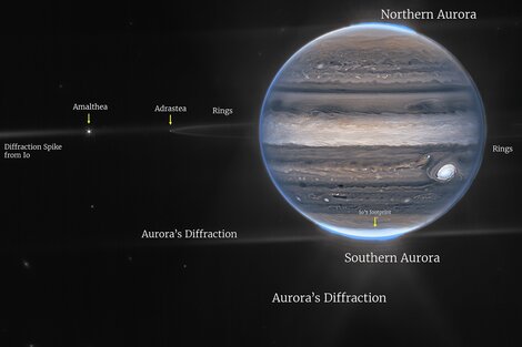 La NASA revela nuevas imágenes de Júpiter y datos sobre su vida interna