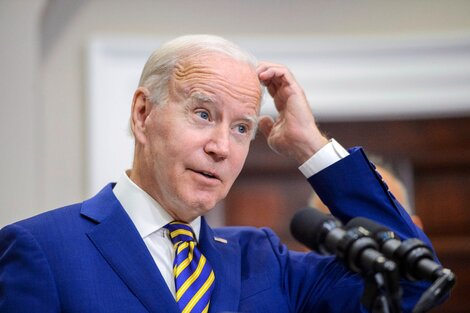 Joe Biden durante su anuncio de la condonación de deudas de estudiantes.