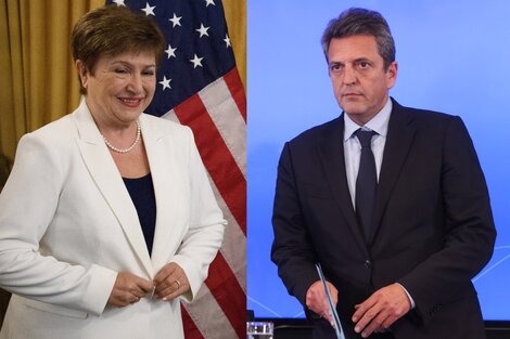 El mitin con la titular del FMI, Kristalina Georgieva, uno de los ejes