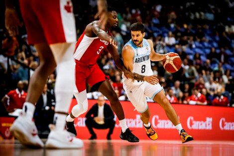 Argentina no pudo con Canadá por las Eliminatorias al Mundial de Básquet