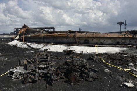 Cuba pide ayuda a Estados Unidos para rehabilitar la zona del incendio de Matanzas