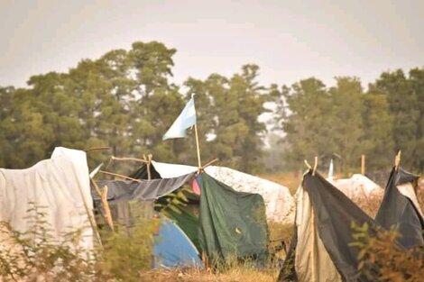 Detuvieron a un delegado en la toma de tierras de La Moraleja