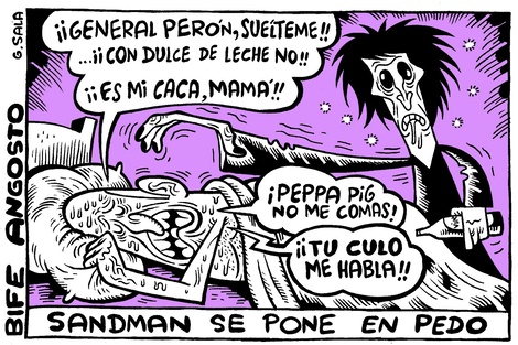 Sandman se pone en pedo