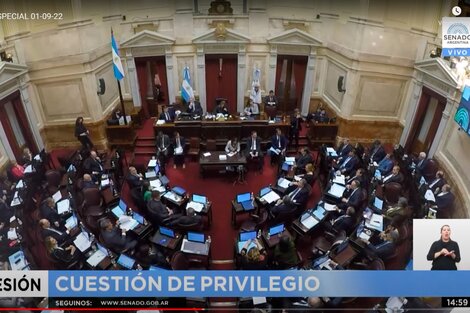 El show de la oposición en el Senado: sin hablar de la represión de Rodríguez Larreta, intentaron criticar a Cristina Kirchner 