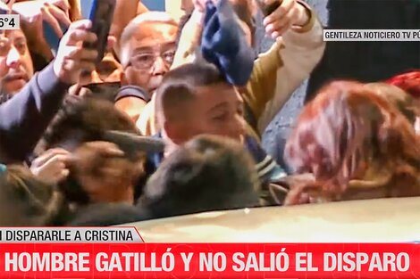 Video: así fue el intento de asesinato a Cristina Kirchner 