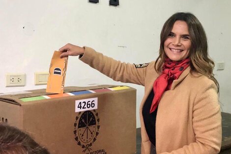 Amalia Granata en 2019, el día que fue electa diputada provincial.