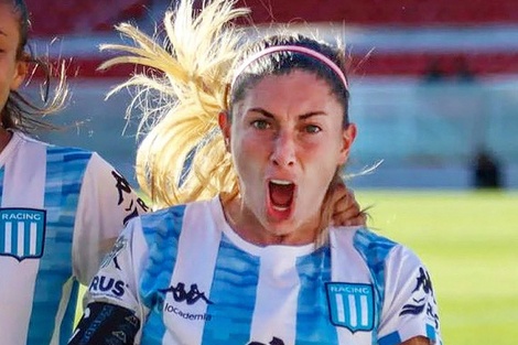 Rocío Bueno tuvo un espectacular paso por Racing y ahora parte hacia Italia (Fuente: NA)