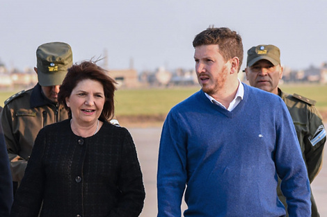 La presidenta del PRO, Patricia Bullrich, junto a su vice, Federico Angelini. Cortocircuitos.