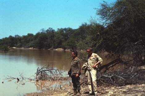 Contino (izquierda) y Claus Olrog, investigador de la UNT. 