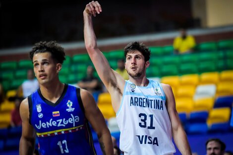 Argentina derrotó a Venezuela y está en las semifinales de la AmeriCup de básquetbol