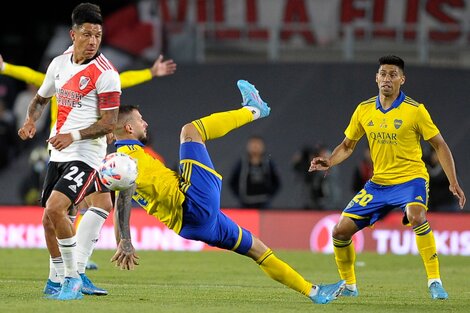 Enzo Pérez y Benedetto, dos protagonistas del nuevo Superclásico