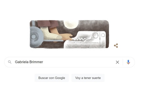 Google le dedica su doodle a Gabriela Brimmer