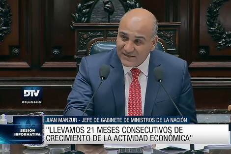 Manzur en Diputados: “sin paz social no puede haber estabilidad macroeconómica”