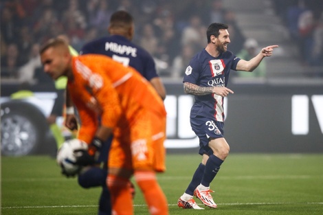 Messi le dio la victoria al PSG, líder en la Ligue 1 de Francia