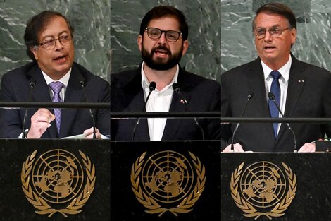 Petro, Boric y Bolsonaro hablan en la Asamblea de la ONU.