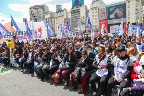 La Unidad Piquetera anunció un acampe frente al Ministerio de Desarrollo Social