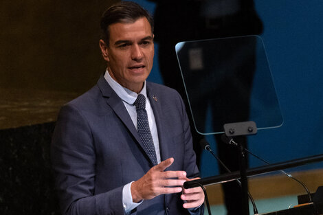 Pedro Sánchez, presidente del gobierno español. (Fuente: AFP)