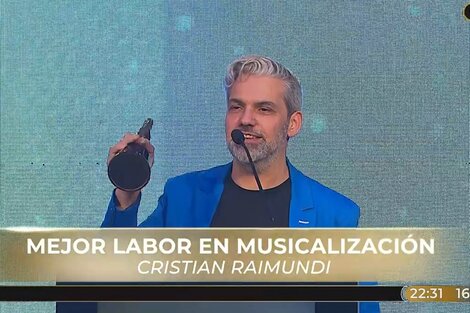 FM Blackie recibió el premio unificado a “Mejor labor en musicalización”. Imagen: captura de video. 