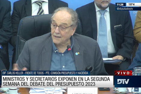 Diputados continúa avanzando en el Presupuesto 2023