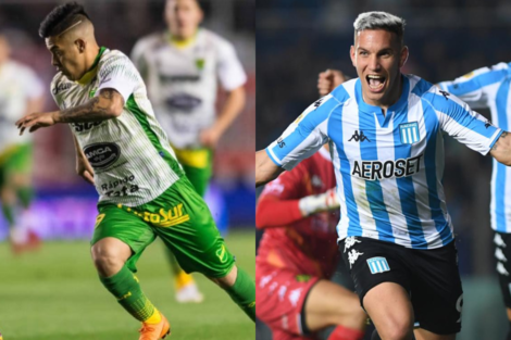 Nicolás "Uvita" Fernández y Enzo Copetti serán titulares en Defensa y Justicia y Racing respectivamente. 