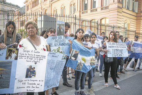 Los familiares del ARA San Juan siguen esperando justicia.