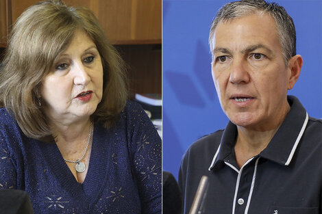 Ministros de Educación, Adriana Cantero, y de Trabajo, Juan Manuel Pusineri.