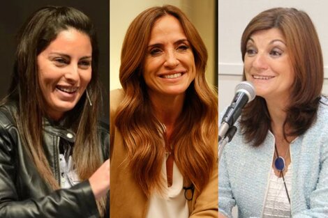 Ayelén Mazzina, Tolosa Paz y Kelly Olmos, las tres nuevas ministras.