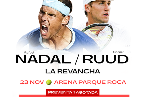 Nadal en Argentina: se agotaron las entradas de la primera preventa