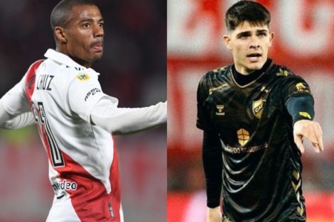 Nicolás de la Cruz y Vicente Taborda serán titulares en River y Platense respectivamente. 